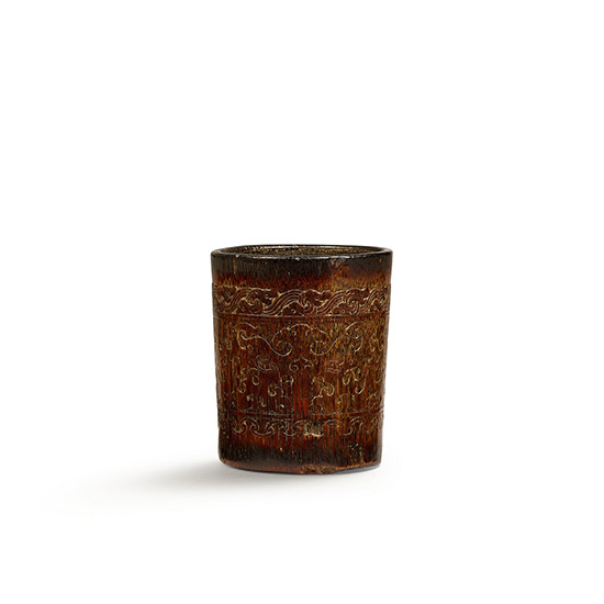 A Rhinoceros Horn Cup